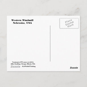 Cartão Postal Cartão-postal - Moinho de inverno Ocidental (Dayti