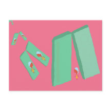 Cartão-postal molde