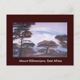 Cartão Postal Cartão-postal Monte Kilimanjaro, Tanzânia