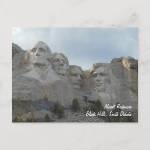 Cartão Postal Cartão-postal Monte Rushmore