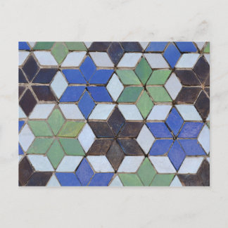Cartão Postal Cartão-postal Moorish Mosaic Stars