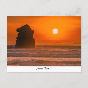 Cartão Postal Cartão-postal Morro Rock Beach