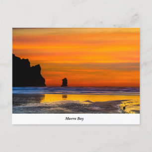 Cartão Postal Cartão-postal Morro Rock Beach