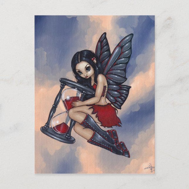 Cartão Postal Cartão-postal "Moscas-do-Tempo" (Frente)