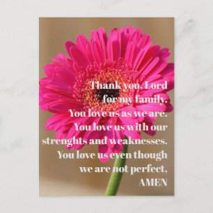 Cartão Postal Cartão-postal - Muito Obrigado Senhor