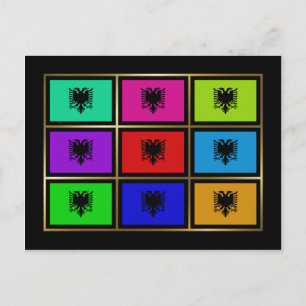 Cartão Postal Cartão-postal Multihue Albânia