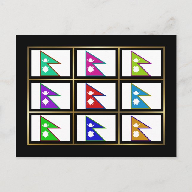 Cartão Postal Cartão-postal Multihue Nepal (Frente)