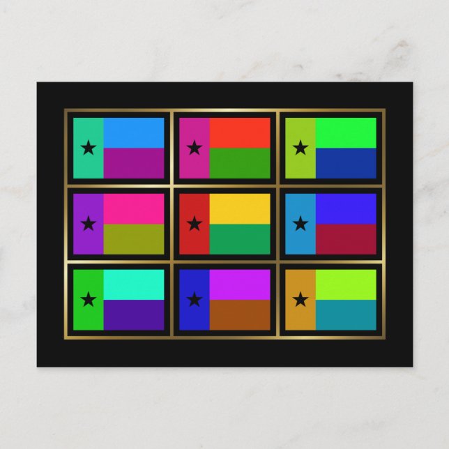 Cartão Postal Cartão-postal multimatiz guineense (Frente)