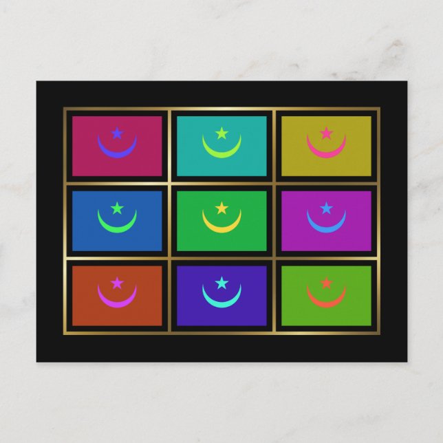 Cartão Postal Cartão-postal Multimatiz Mauritânia (Frente)