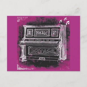 Cartão Postal Cartão-postal Music Speaks