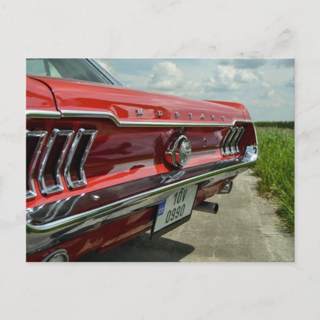 Cartão Postal Cartão-postal Mustang (Frente)