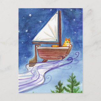 Cartão Postal Cartão-postal nº 1 para o navio voador