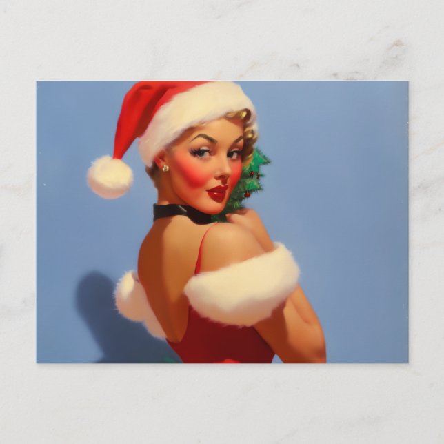 Cartão Postal Cartão-postal Nº 3 da Mulher Pinup (Frente)
