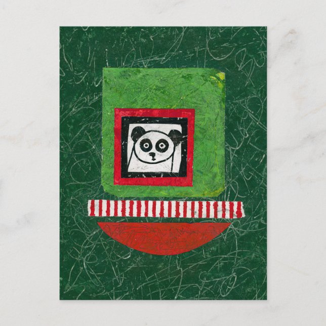 Cartão Postal Cartão-postal não preparado para Panda (Frente)