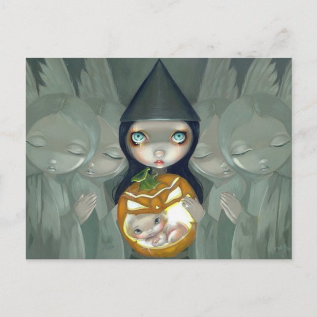 Cartão Postal Cartão-postal "Nascer de uma Abóbora" (Frente)