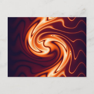 Cartão Postal Cartão-postal Neon Marbling