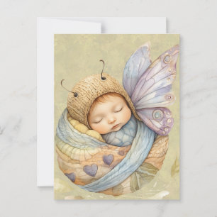 Cartão Postal Cartão-postal Neutro para Bebês Cute