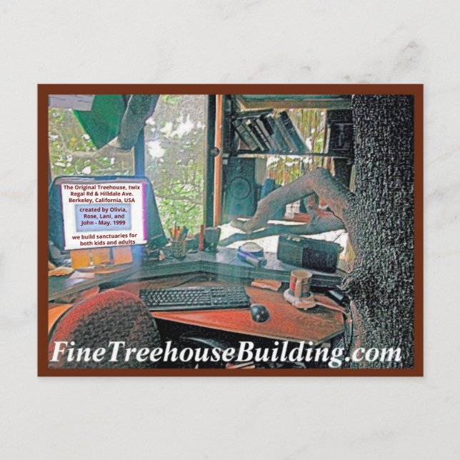 Cartão Postal Cartão-postal New Green HelpyounutsTreehouse (Frente)