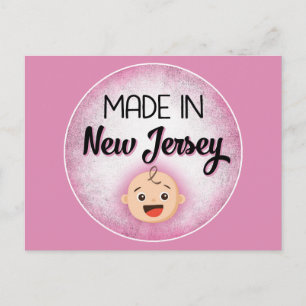 Cartão Postal Cartão-postal New Jersey Baby Engraçado