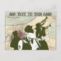 Cartão-postal New Orleans Map 1900