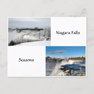 Cartão Postal Cartão-postal Niagara Falls Seasons