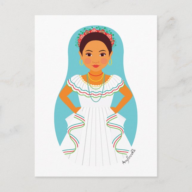 Cartão Postal Cartão-postal Nicarágua Matryoshka (Frente)