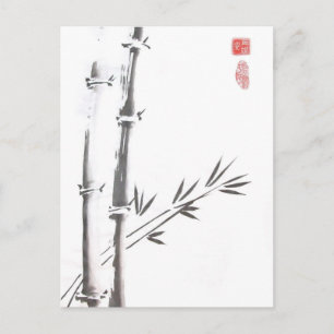 Cartão Postal Cartão-postal Noble Bamboo