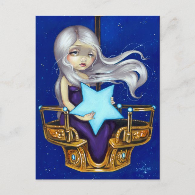 Cartão Postal Cartão-postal "Noite Carruagem" (Frente)