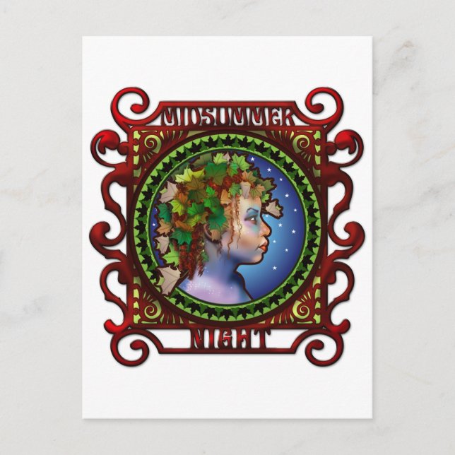 Cartão Postal Cartão-postal Noite de Verão (Frente)