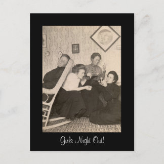 Cartão Postal Cartão-Postal Noite-Meninas!