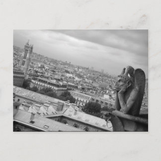 Cartão Postal Cartão-postal Notre Dame Gargoyle