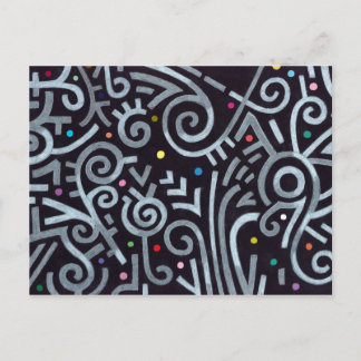 Cartão Postal Cartão-postal noturno africano