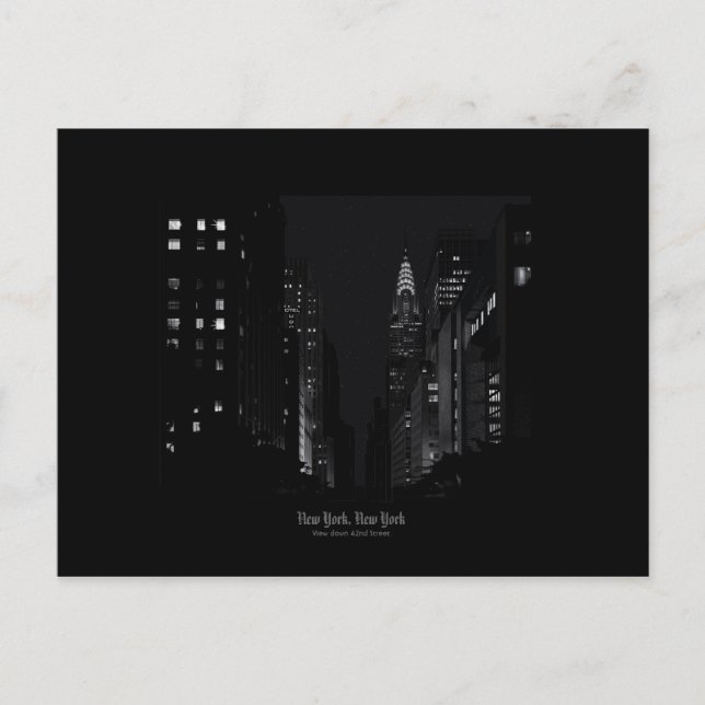 Cartão Postal Cartão-postal Nova Iorque (Frente)