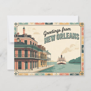 Cartão Postal Cartão-postal Nova Orleans