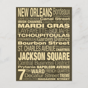Cartão Postal Cartão-postal Nova Orleans