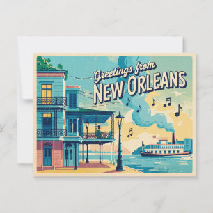 Cartão Postal Cartão-postal Nova Orleans