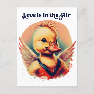 Cartão Postal Cartão-postal "O Amor Está no Ar"