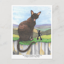 Cartão Postal Cartão-postal: O Gato Pré-Histórico