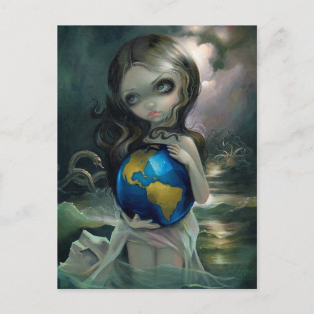 Cartão Postal Cartão-postal "O Mundo" (Frente)