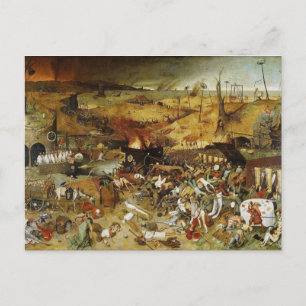 Cartão Postal Cartão-postal O Triunfo da Morte Pieter Brueghel
