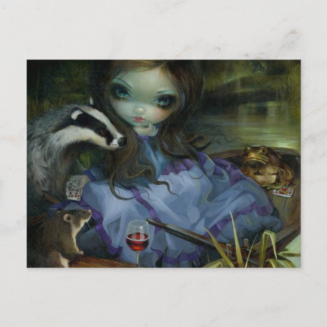 Cartão Postal Cartão-postal "O Vento nos Willows" (Frente)