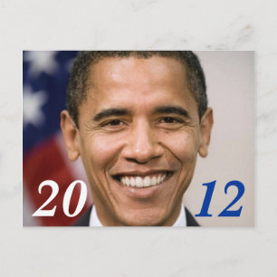 Cartão Postal Cartão-postal Obama 2012