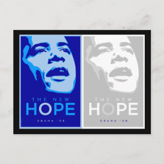 Cartão Postal Cartão-postal Obama 'A Nova Esperança'