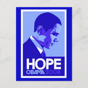 Cartão Postal Cartão-postal Obama Hope