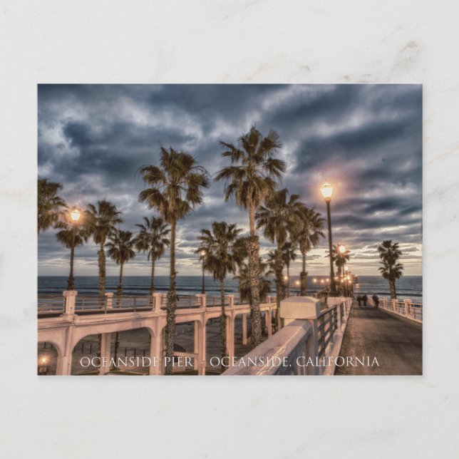 Cartão Postal Cartão-postal Oceanside (Frente)