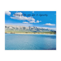 Cartão-postal Ocidental para a Faixa Montanha de A