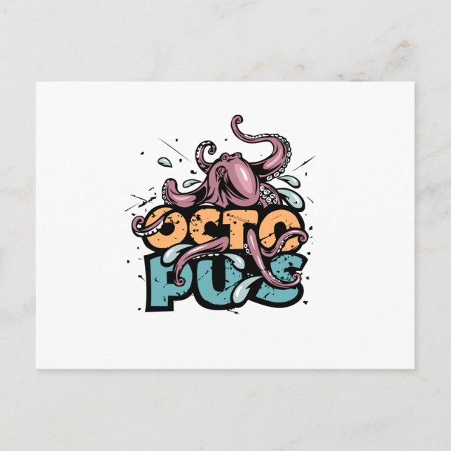 Cartão Postal Cartão-postal Octopus (Frente)
