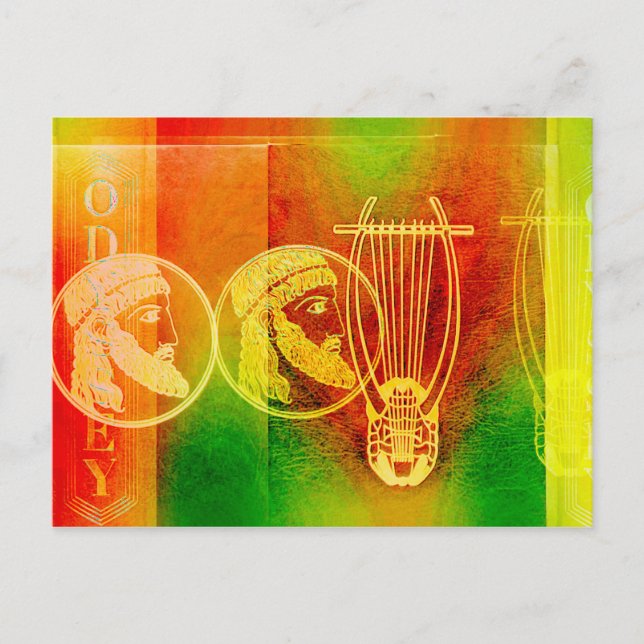 Cartão Postal Cartão-postal Odyssey Holgaart de Homer (Frente)