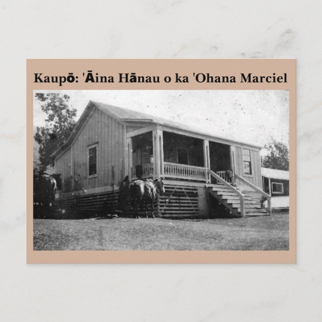 Cartão Postal Cartão-postal 'Ohana Marciel (Frente)