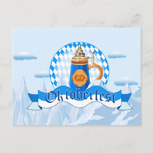 Cartão Postal Cartão-postal Oktoberfest (Frente)